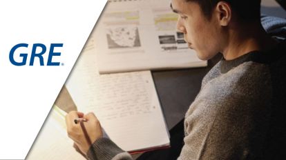 A person studying