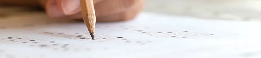 view of a pencil being used on a paper