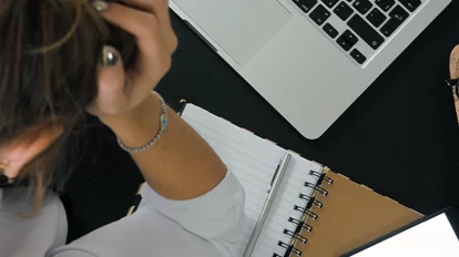 Frustrated student
