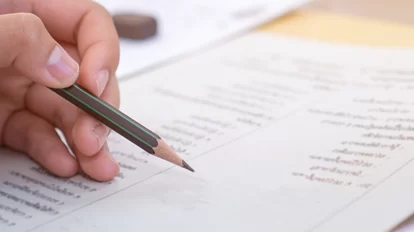 Answering an examination
